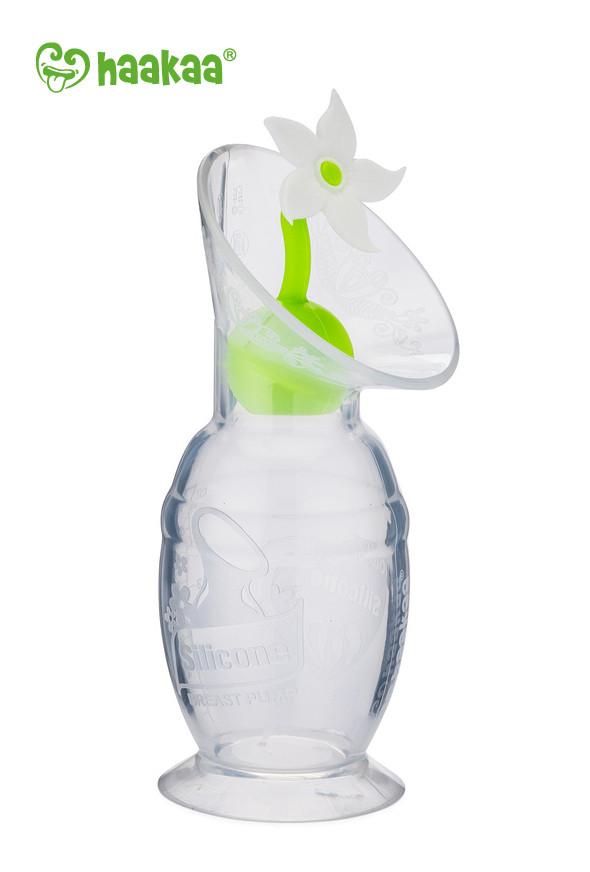 Haakaa Silicone Breast Pump Flower Stopper (White)