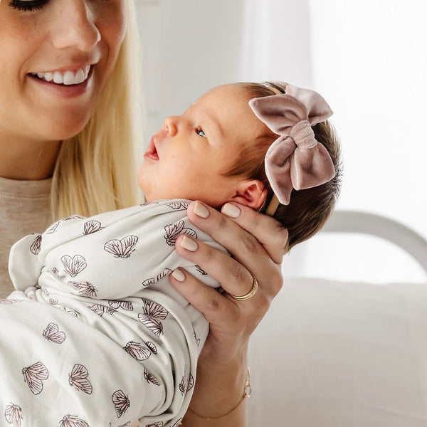 Velvet Bow Headband 3 Pack: Wine