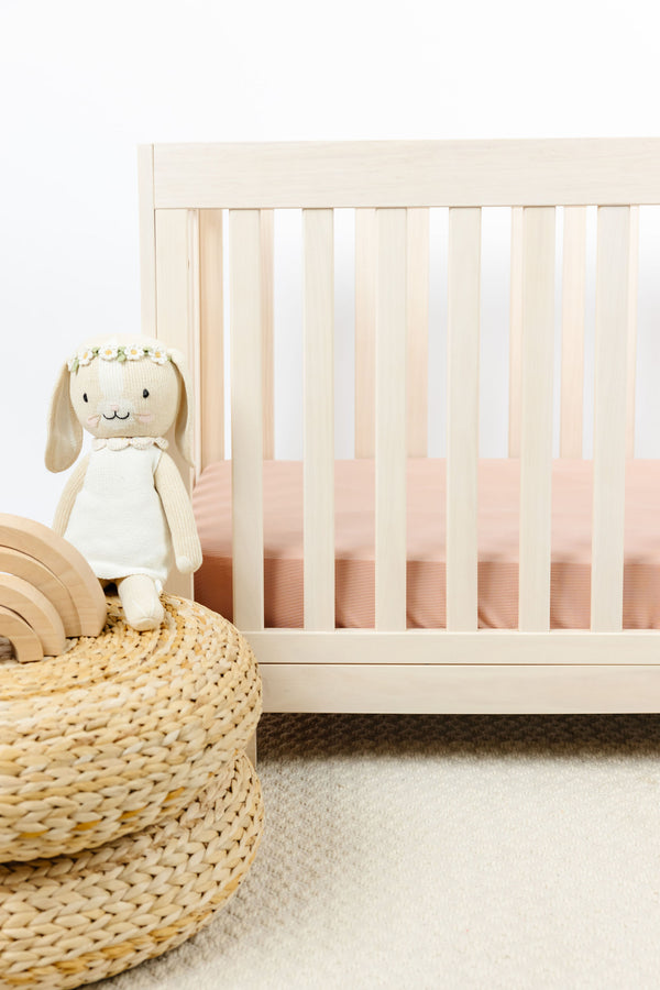 Audrey Ribbed Crib Sheet