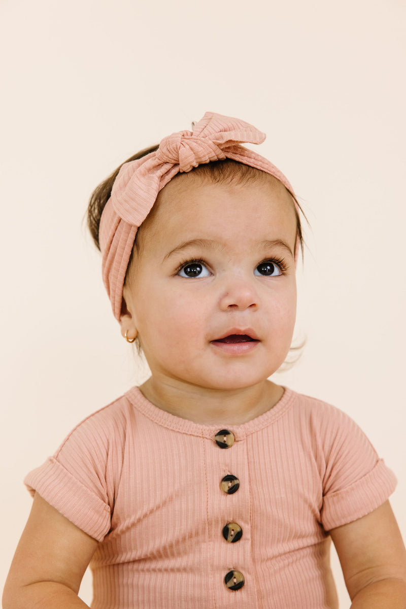 Audrey Ribbed Newborn Headband Bundle