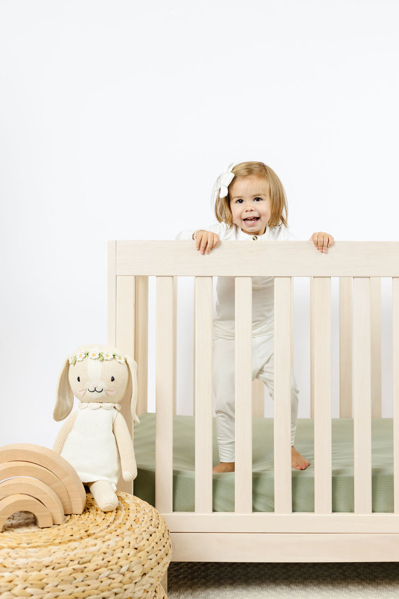 Ellis Ribbed Crib Sheet