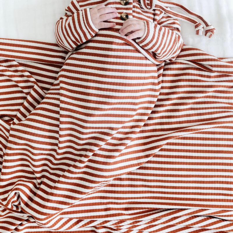 Boston Ribbed Swaddle Blanket
