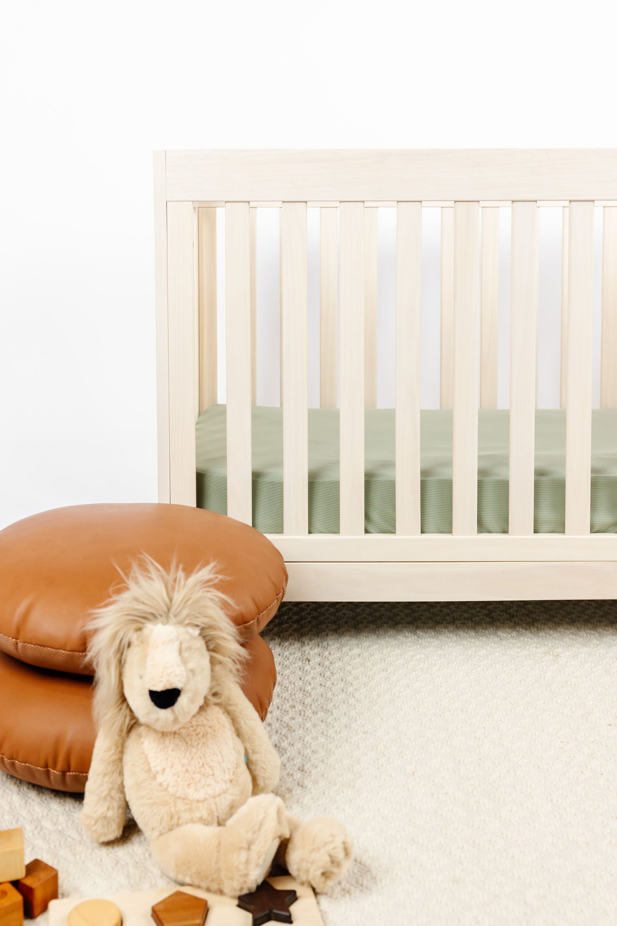 Ellis Ribbed Crib Sheet + Changing Pad Cover Pack