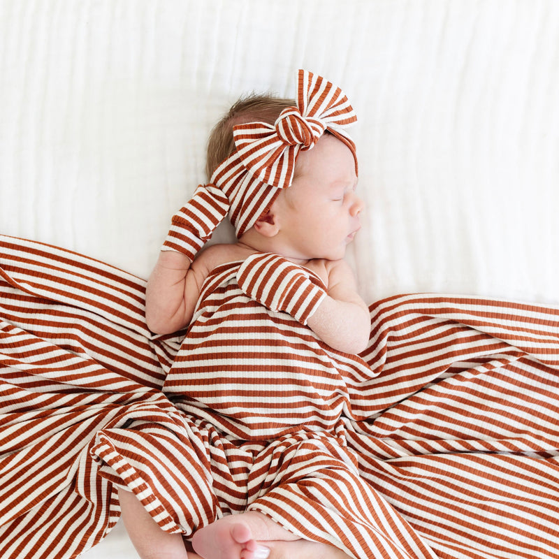 Boston Ribbed Swaddle Blanket