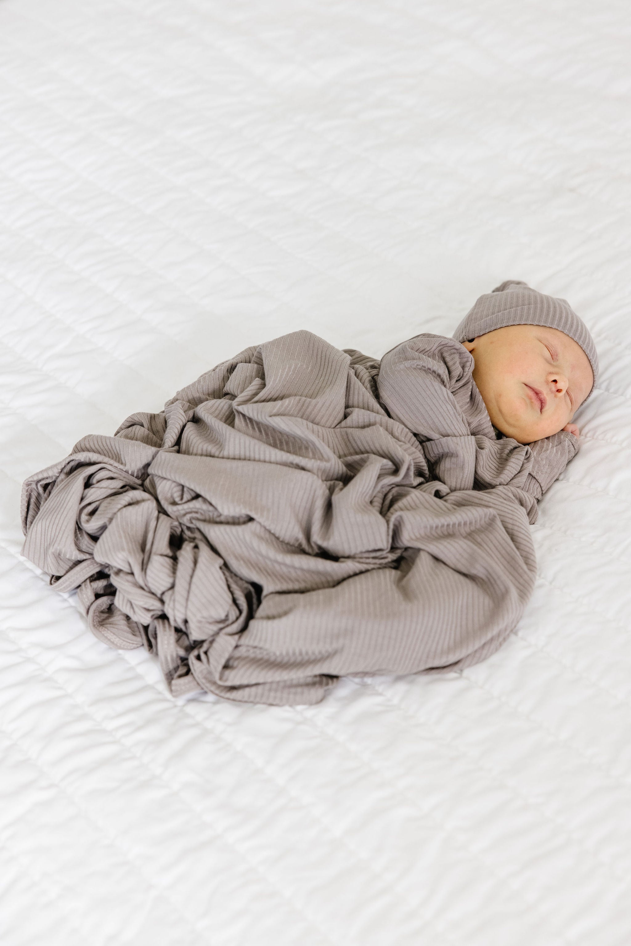 Beau Ribbed Newborn Hat Bundle