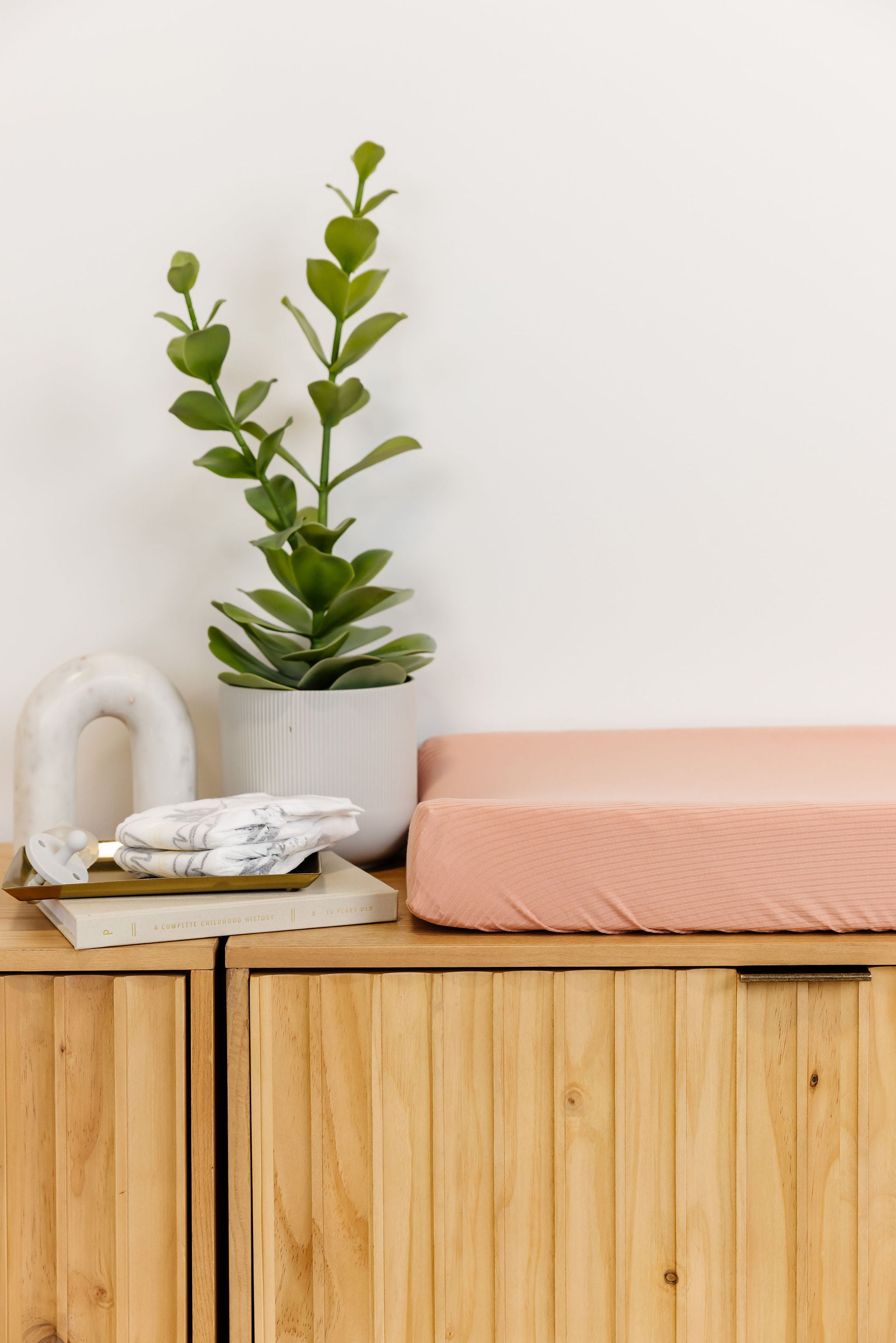 Audrey Ribbed Changing Pad Cover