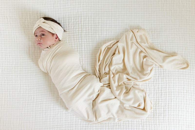 Quinn Ribbed Swaddle Blanket