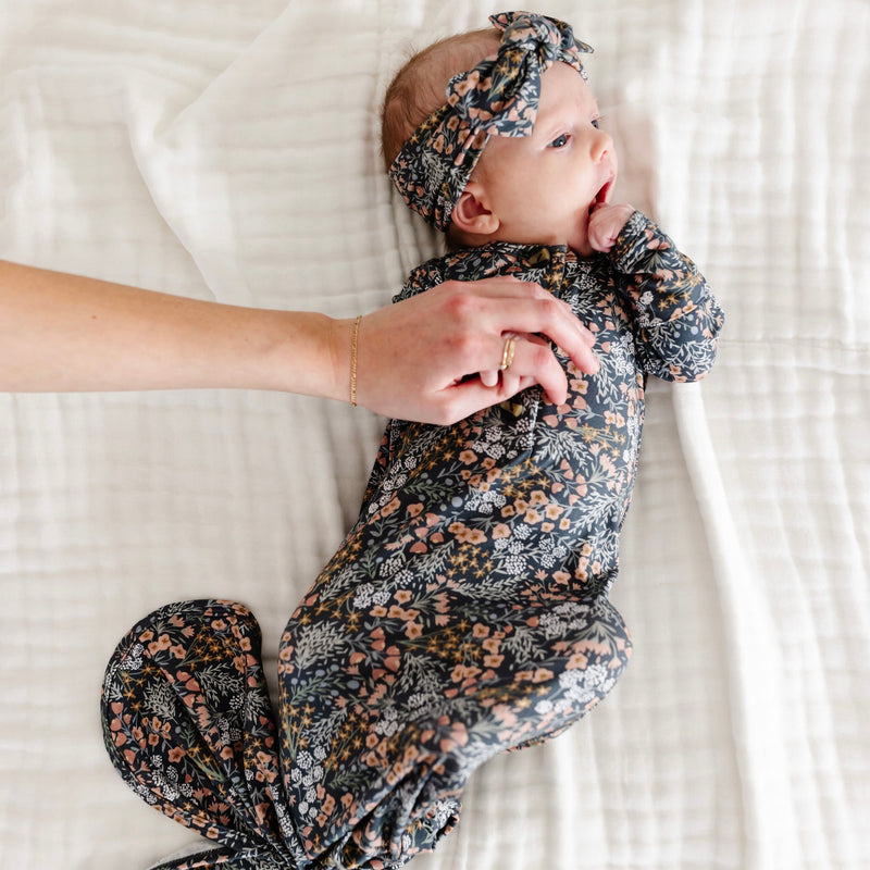 Bea Newborn Headband Bundle (Gown)