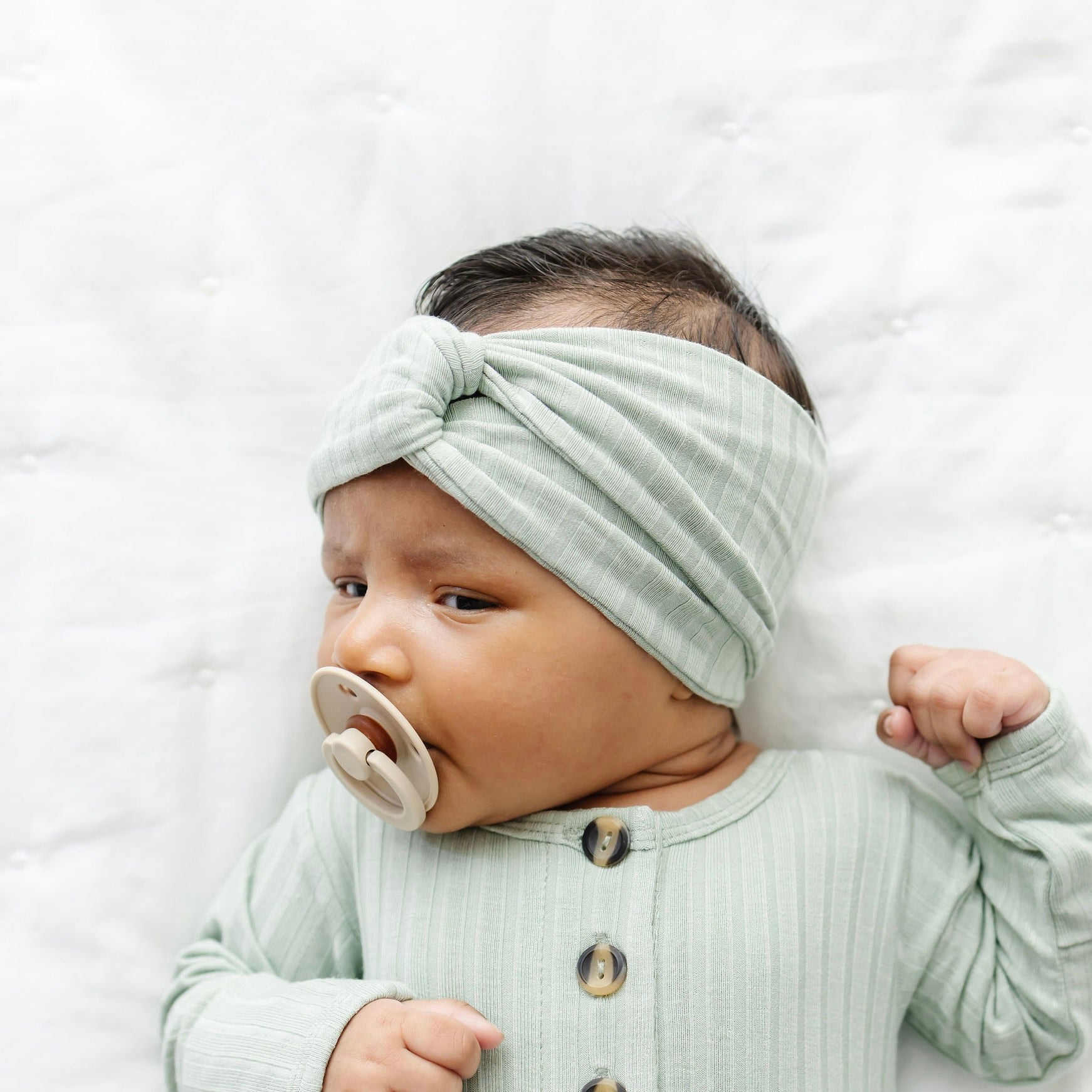 James Ribbed Twist Headband