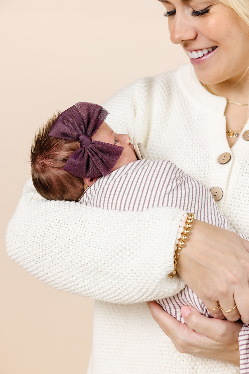 Vivian Ribbed Newborn Headband Bundle