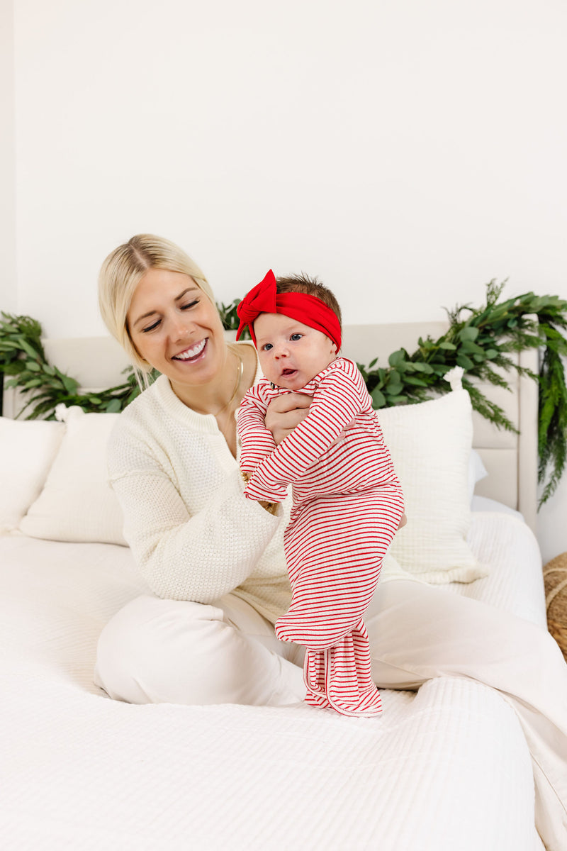 Gentry Ribbed Newborn Hat Bundle (Gown)