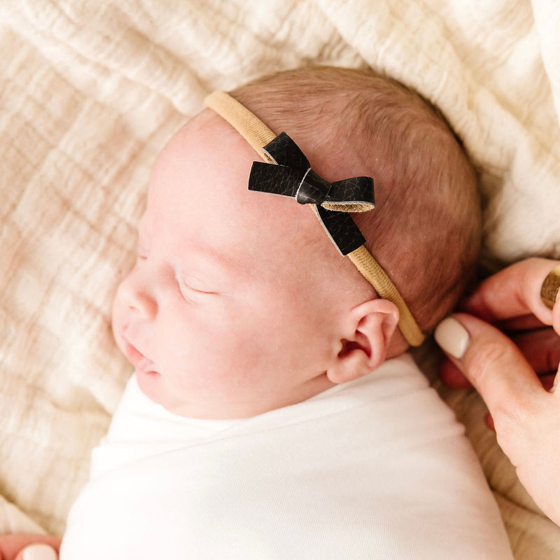 Leather 3 Pack - Primrose Bow Headbands