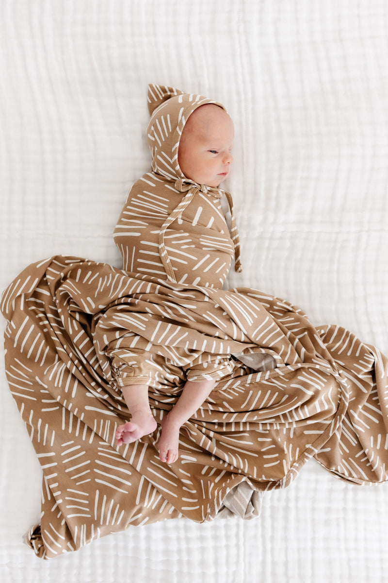 Reggie Swaddle Blanket Lou Lou & Company