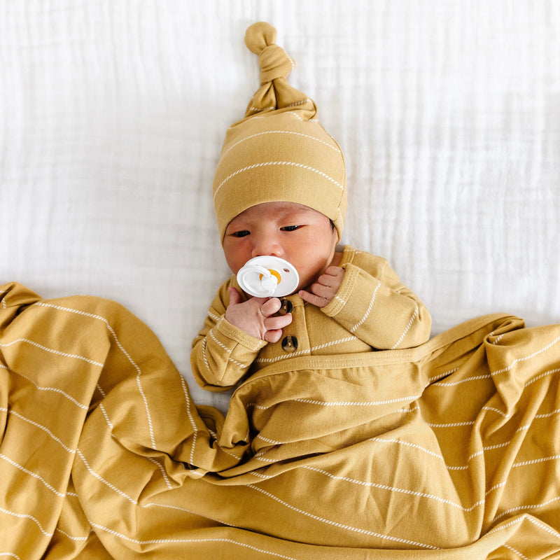 Lennon Newborn Hat Bundle (Gown)