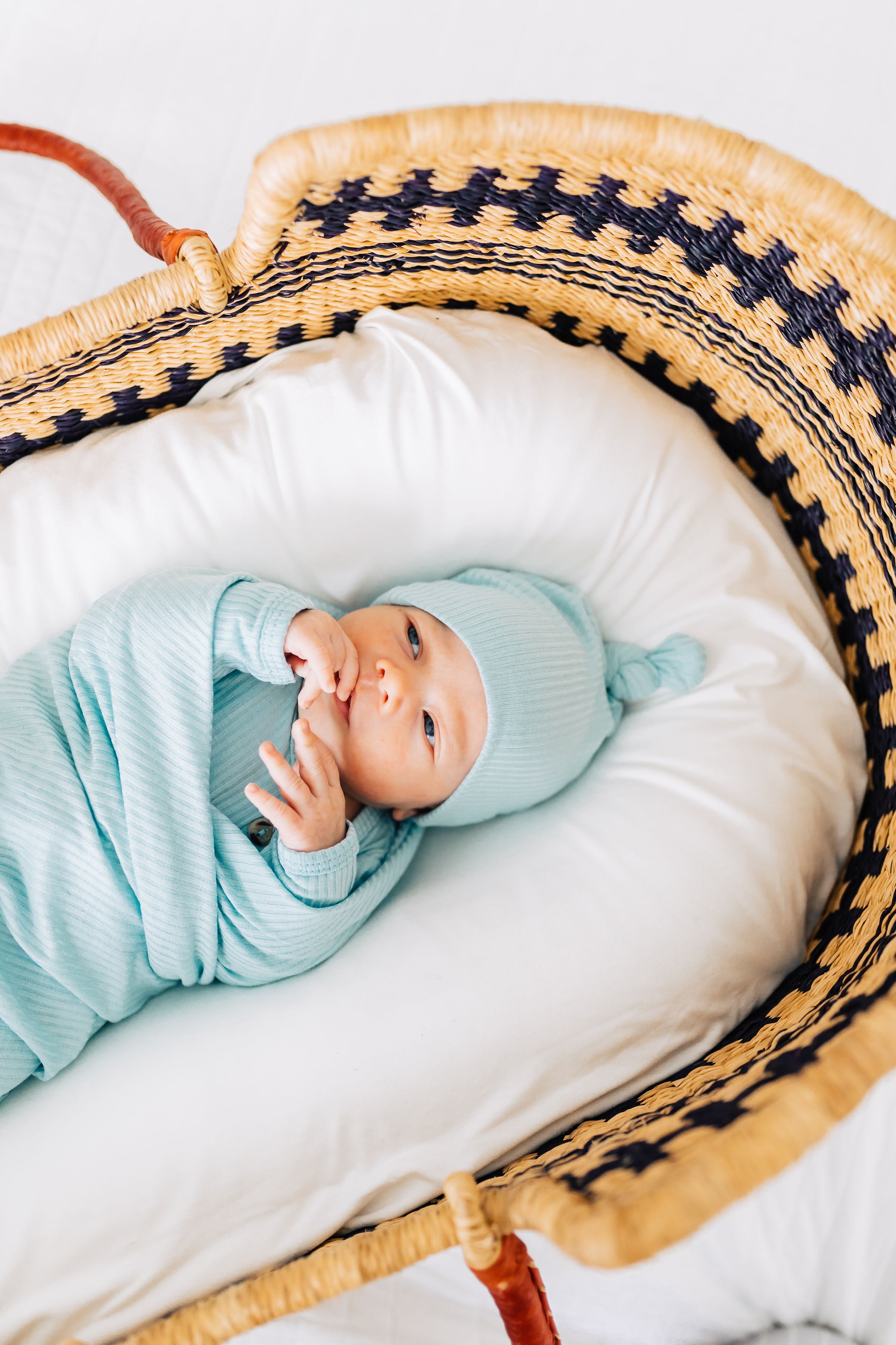 Oliver Ribbed Top Knot Hat