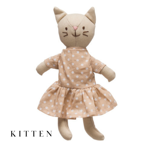 Linen Mini Animals in Clothes