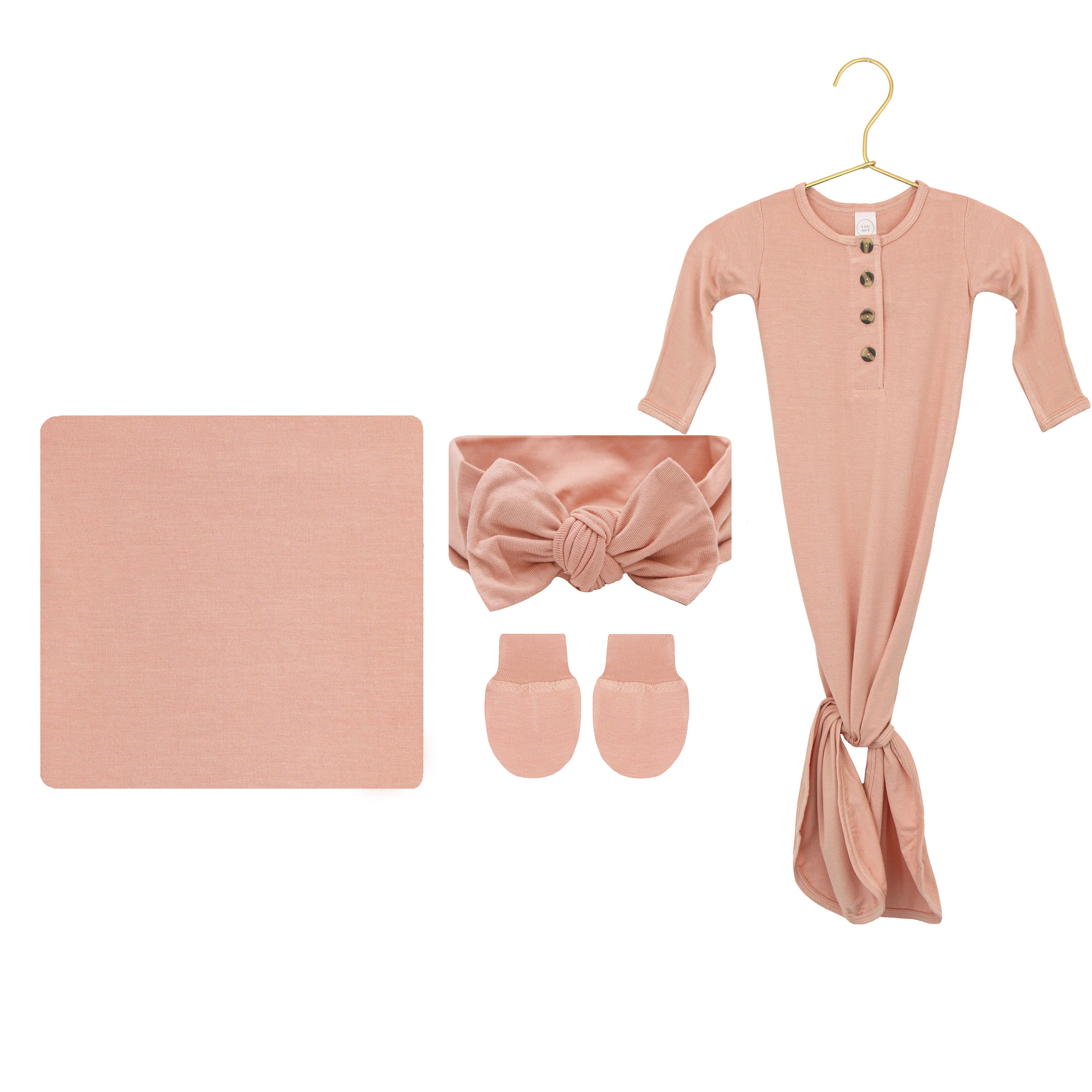 Abby Newborn Headband Bundle (Gown)
