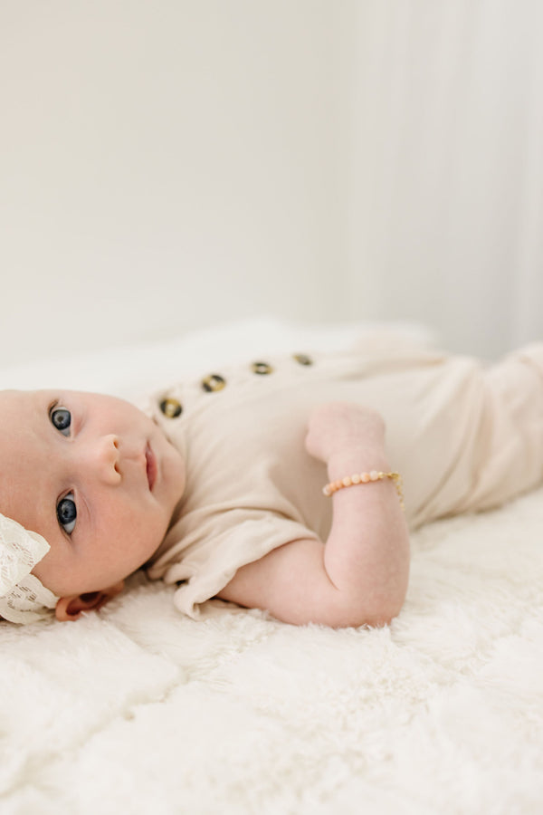 Baby Bracelet: Apricot (4MM Beads)