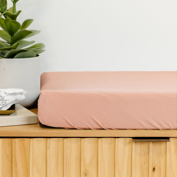 Audrey Ribbed Changing Pad Cover