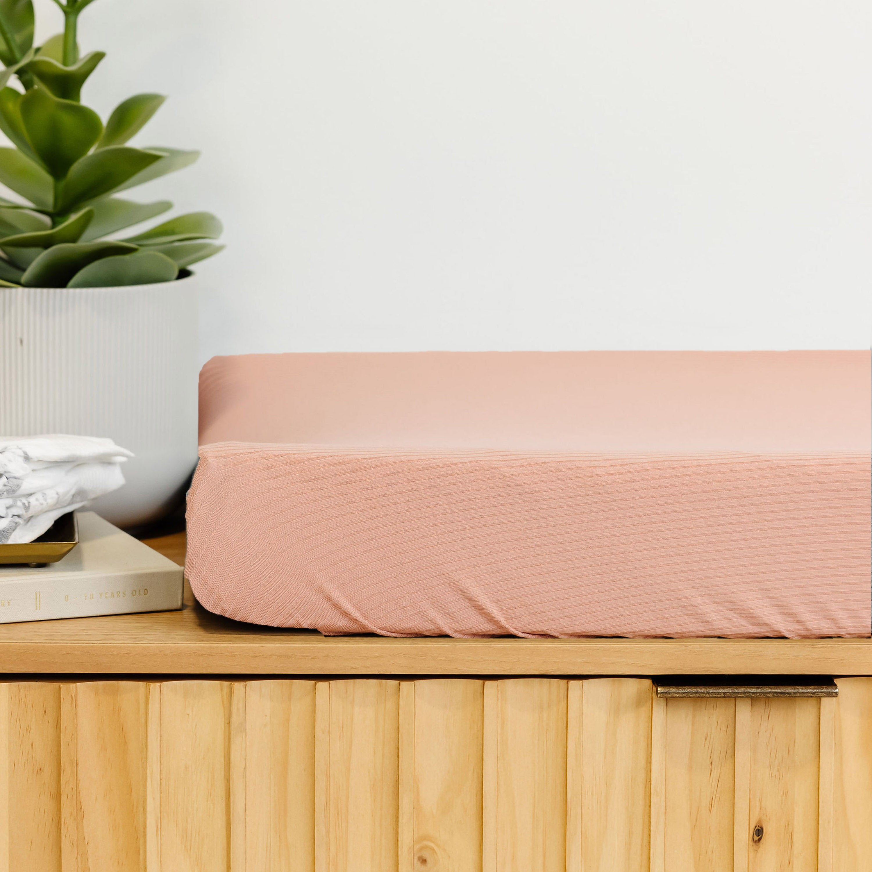 Audrey Ribbed Crib Sheet + Changing Pad Cover Pack