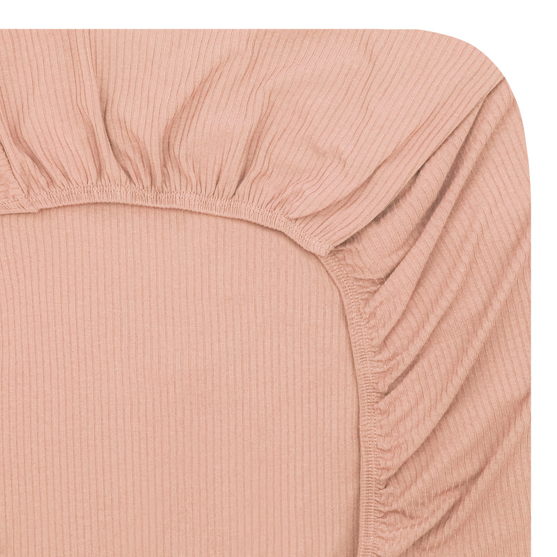 Audrey Ribbed Crib Sheet