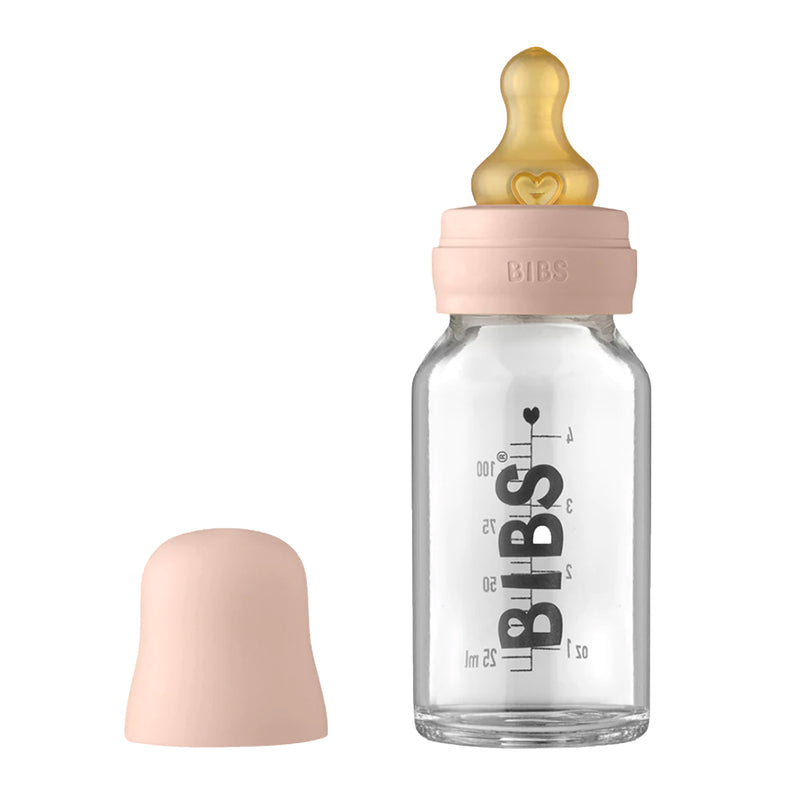 Bibs Baby Glass Bottle Complete Set: Blush