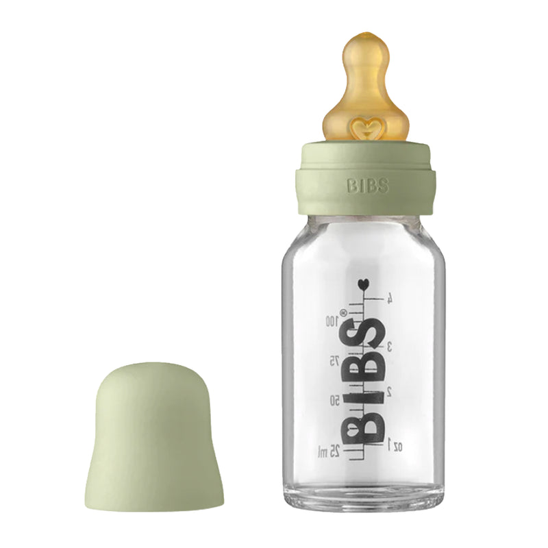 Bibs Baby Glass Bottle Complete Set: Sage