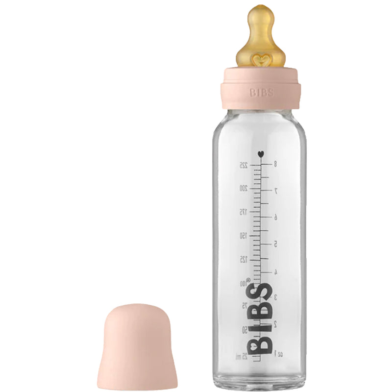 Bibs Baby Glass Bottle Complete Set: Blush