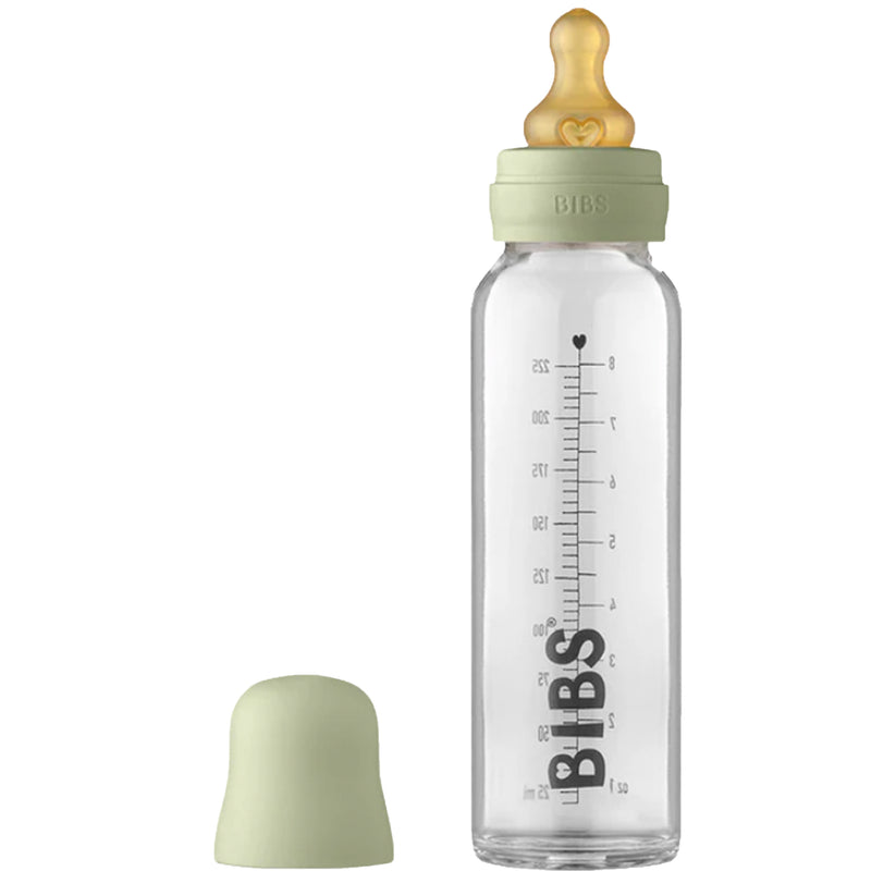 Bibs Baby Glass Bottle Complete Set: Sage