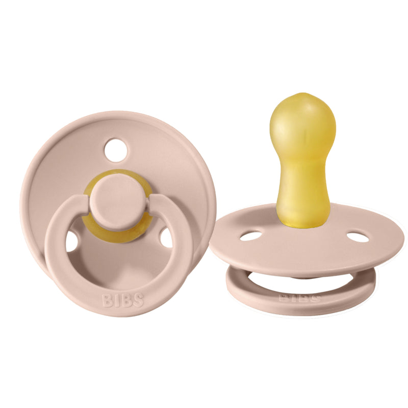 Bibs Pacifier 2 Pack: Blush