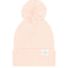 Beanie with Pom - Blush Pink