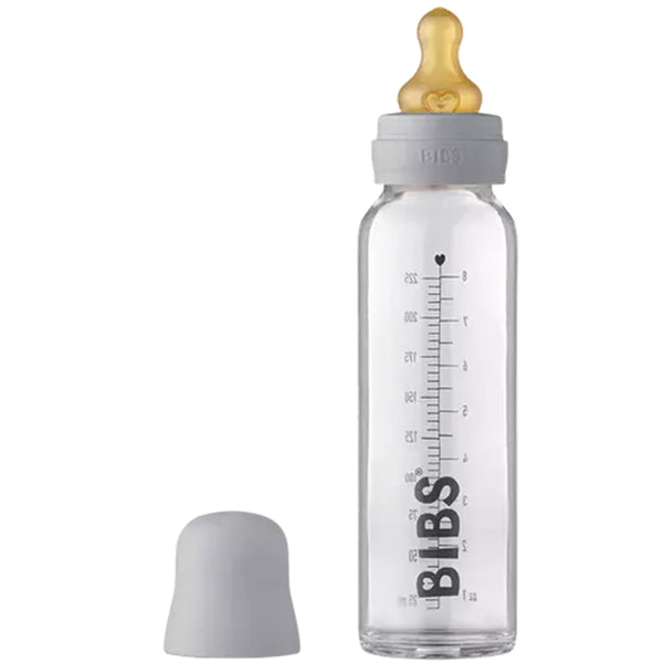 Bibs Baby Glass Bottle Complete Set: Cloud