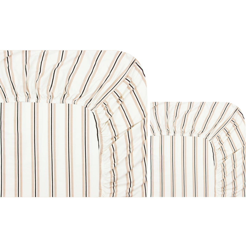 Cole Crib Sheet Changing Pad Cover Pack Lou Lou Company