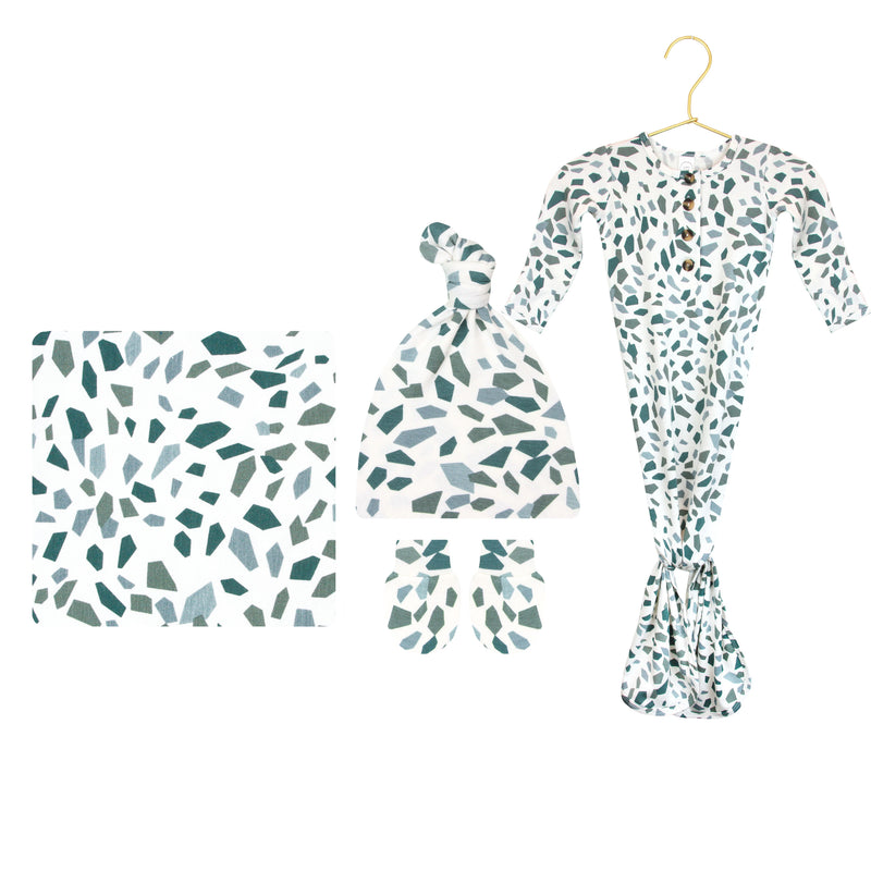 Crosby Newborn Hat Bundle (Gown)