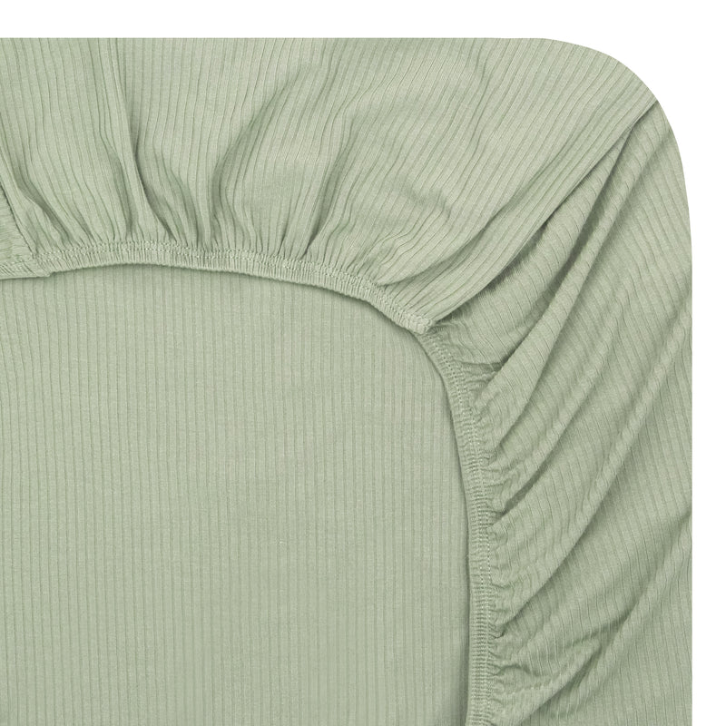 Ellis Ribbed Crib Sheet