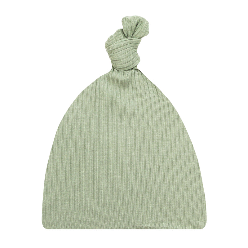 Ellis Ribbed Newborn Hat Bundle (Gown)