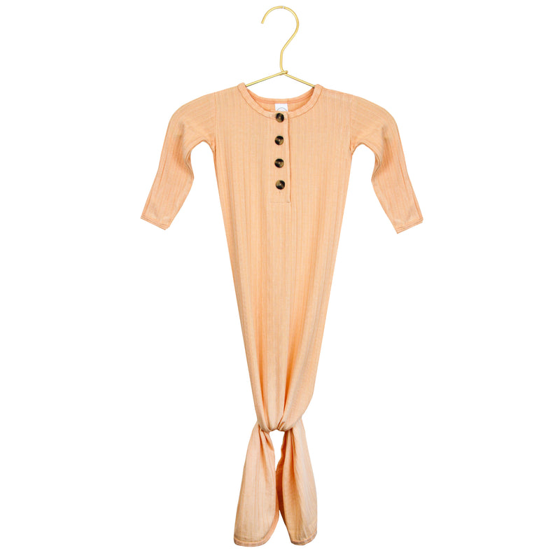 Emerson Ribbed Newborn Hat Bundle (Gown)