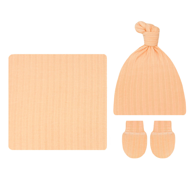 Emerson Ribbed Newborn Hat Bundle (Gown)