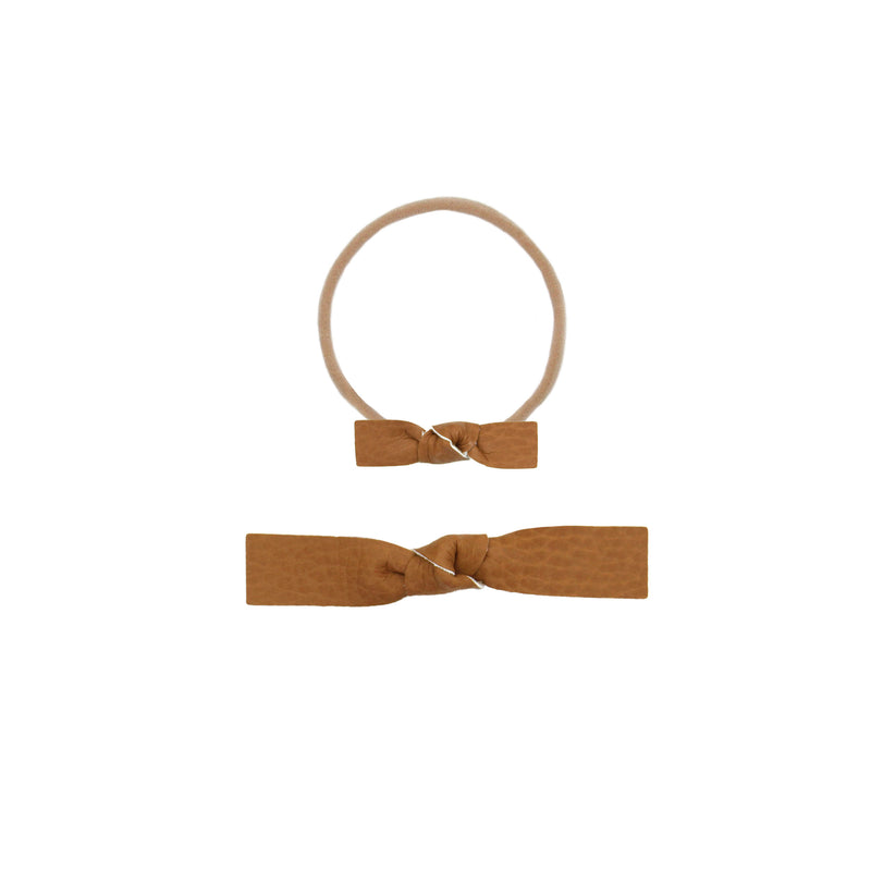 Leather - Ginger Knot Headband