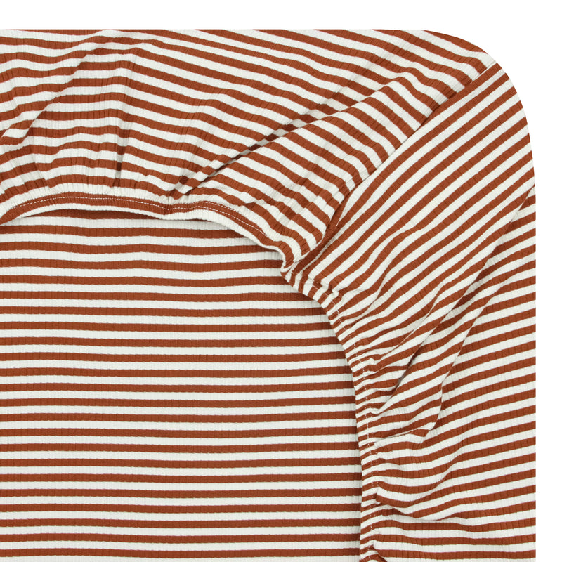Boston Ribbed Crib Sheet