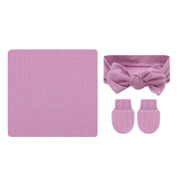 Juliet Ribbed Newborn Headband Bundle