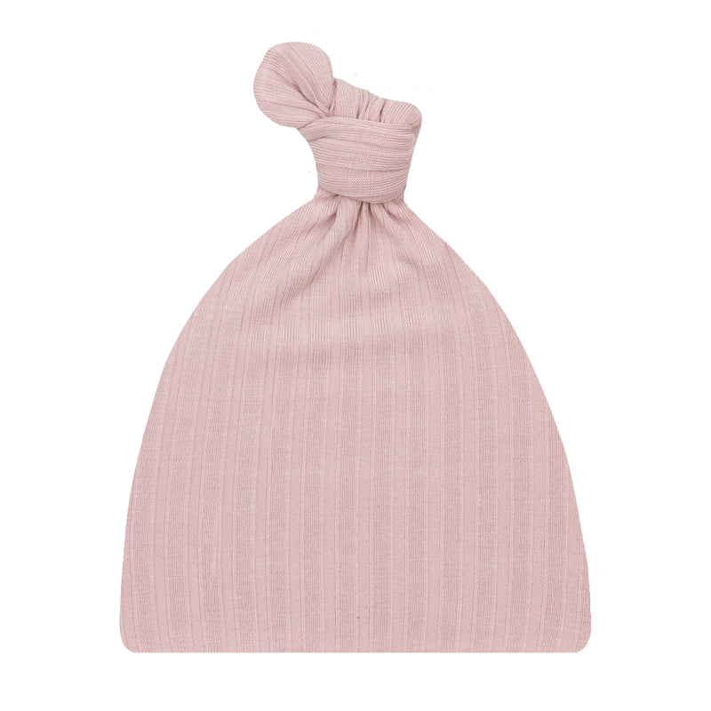 Tessa Ribbed Top Knot Hat