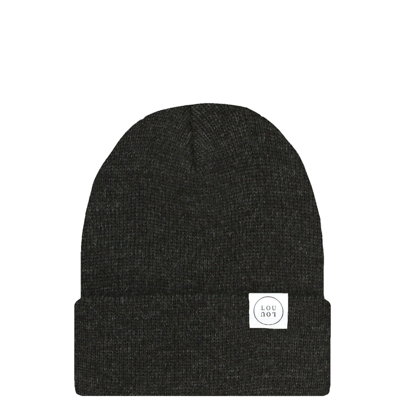 Beanie - Heathered Black