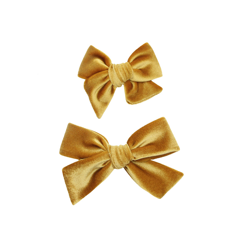 Velvet - Honey Bow Clip