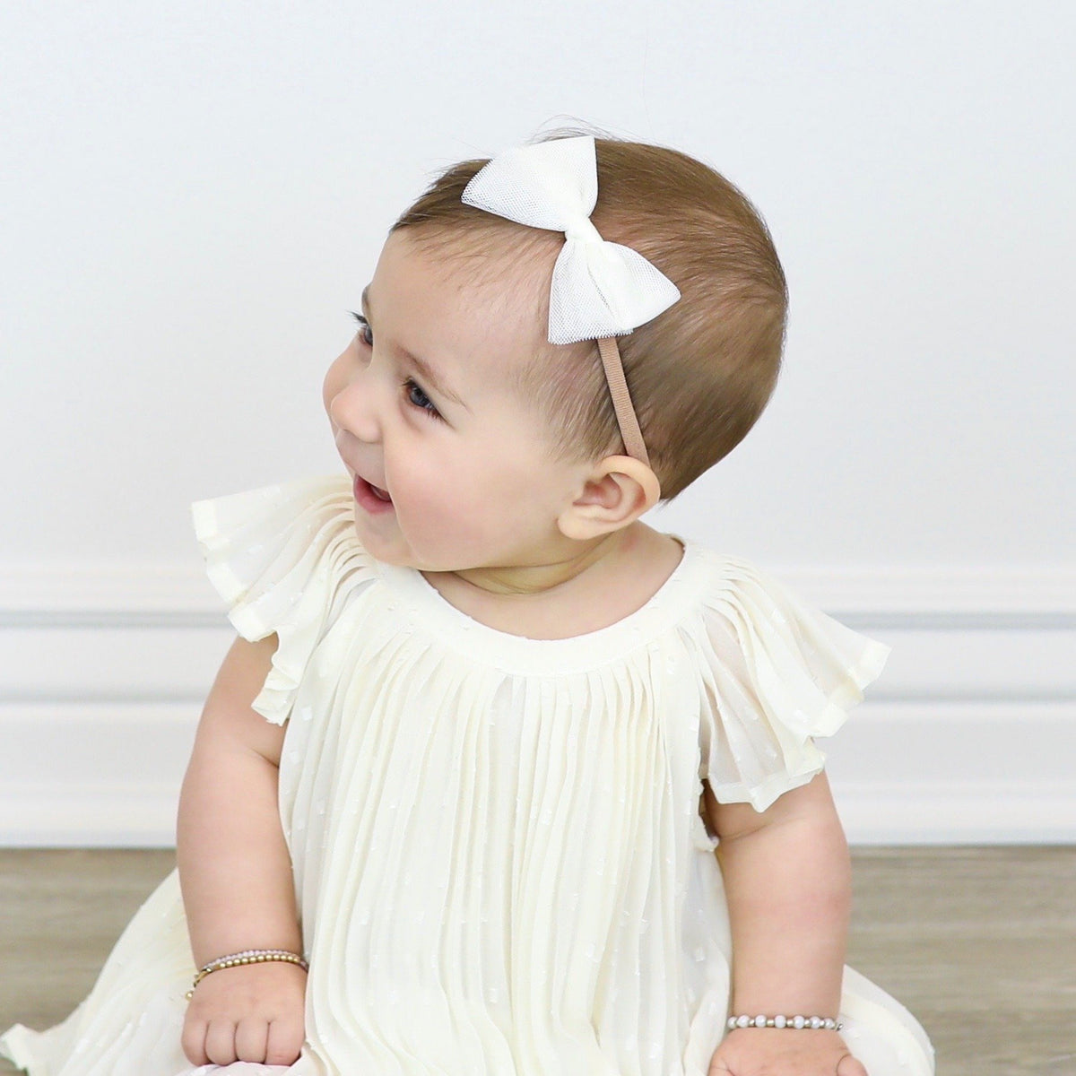 Tulle Bow - Ivory