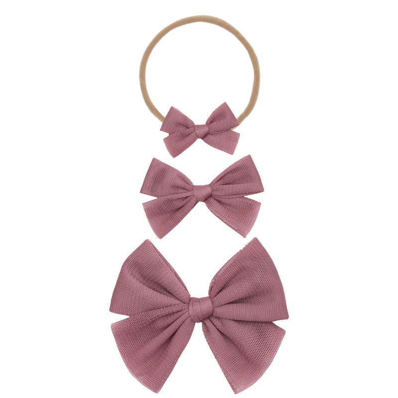 Tulle Bow - Iris Headband