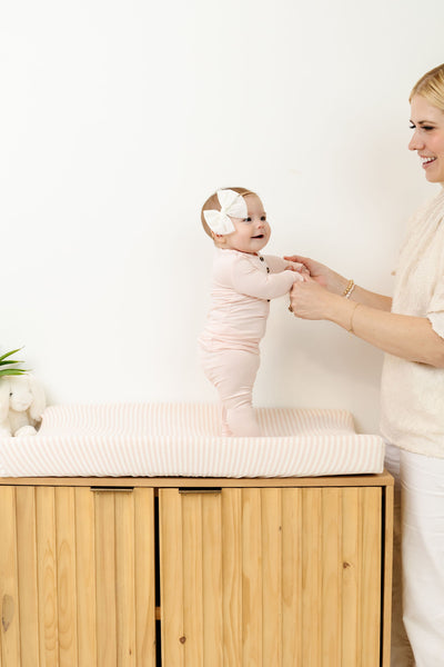 Harper Ribbed Changing Pad Cover