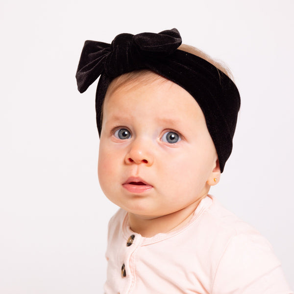 Velvet - Black Knot Headband