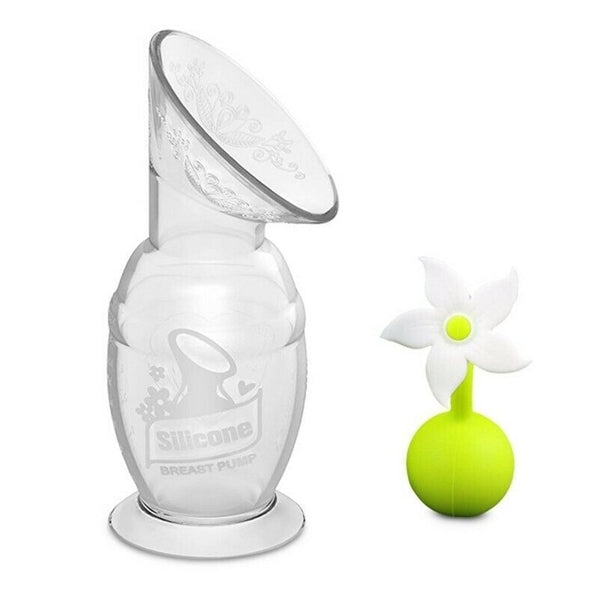 Haakaa Silicone Pump + White Flower Stopper