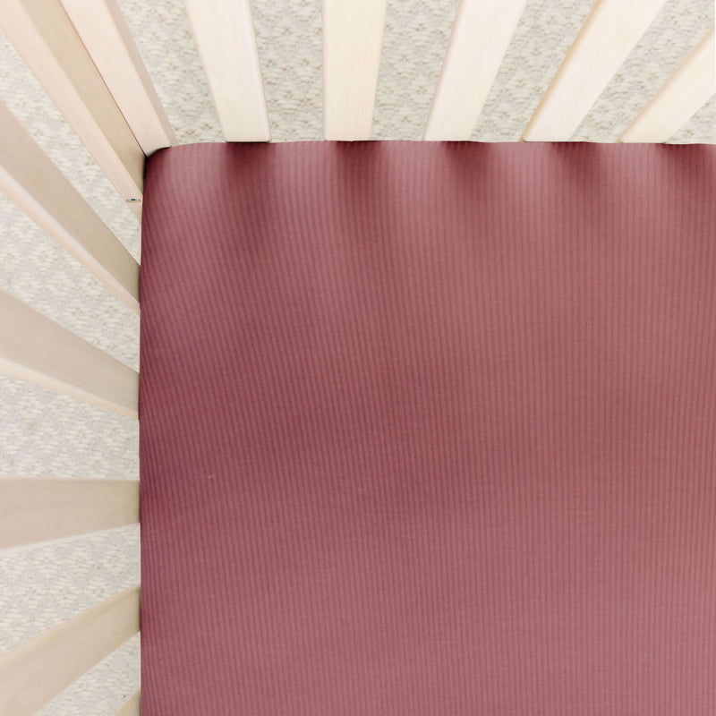 Marjorie Ribbed Crib Sheet